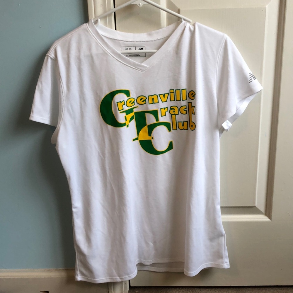 New Balance.     Running shirt.    Size XL. ( Greenville track club